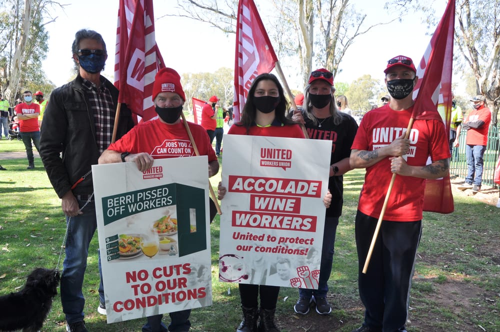 Concern over workplace changes sees winery workers asking to… Strike a deal post image