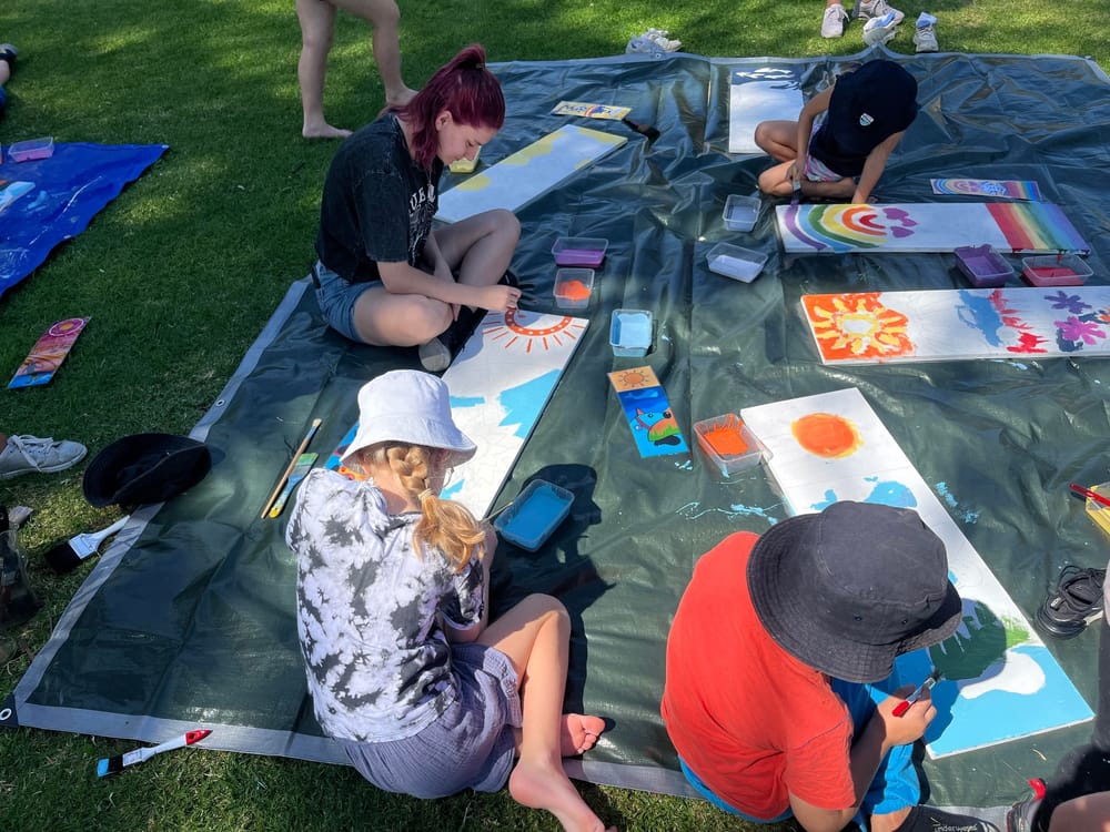 Youth art lights up Blanchetown post image