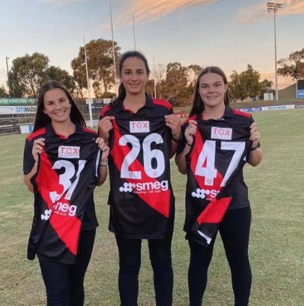 Riverland trio in red and black post image
