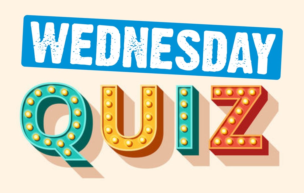 Wednesday 15 October - Quiz post image