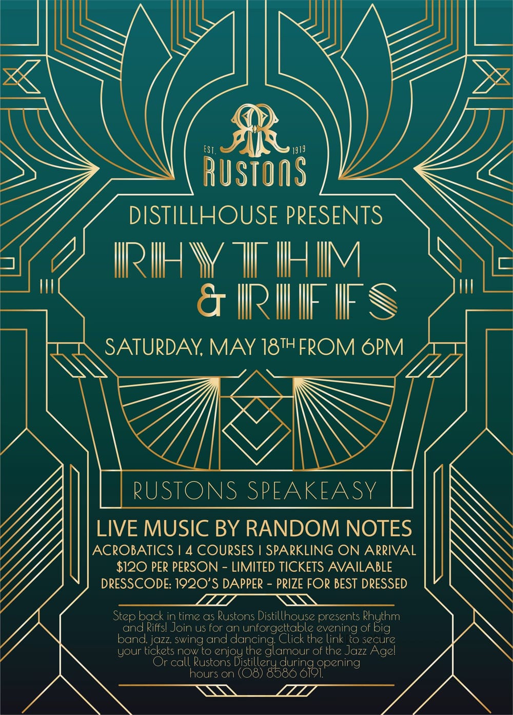 Rustons Distillery - Rhythm & Riffs post image