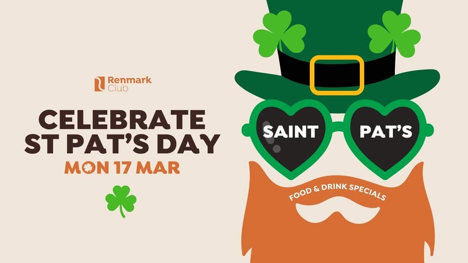 St Patrick's Day - Renmark Club post image
