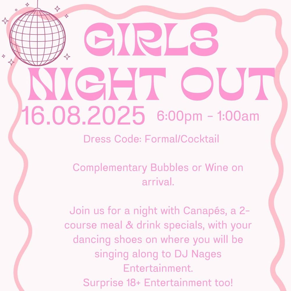 Girls Night Out @ Monash Club post image