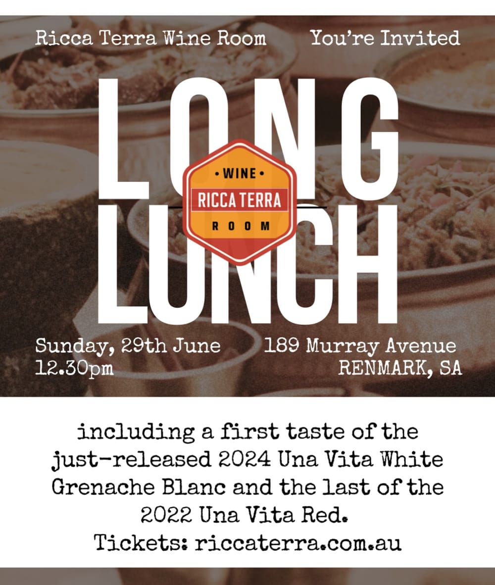 Ricca Terra Wine Room Long Lunch post image