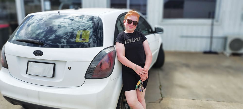 Kaitie’s getting behind the wheel post image