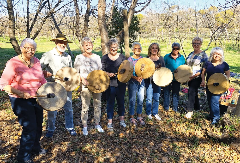 U3A group gets a taste of drumming post image
