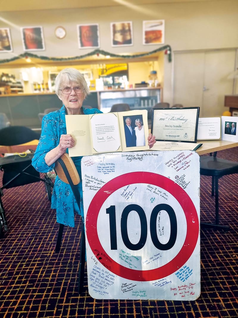 A century of stitches and community service for Loxton’s Ivy Heinicke post image