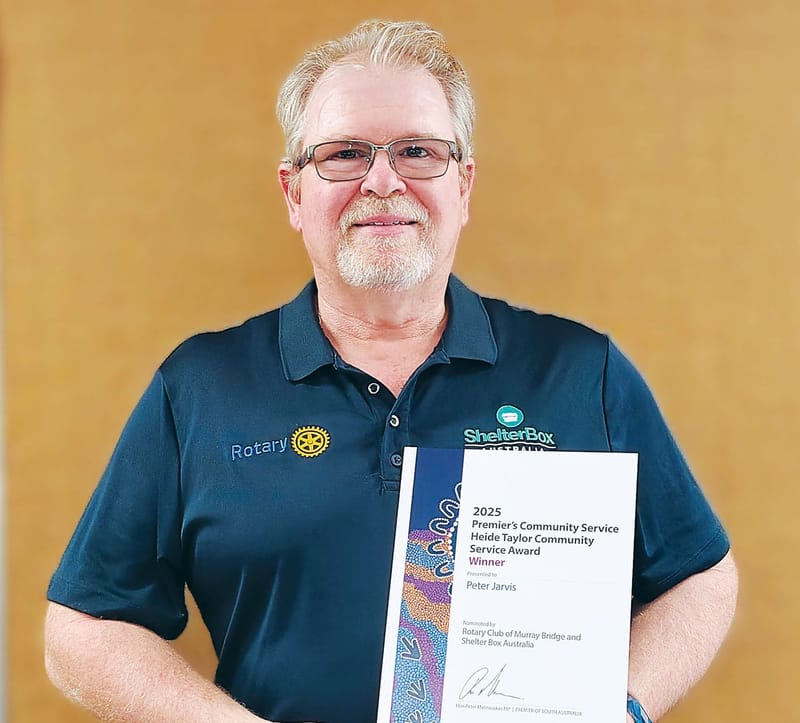 Peter’s decades of volunteering honoured post image